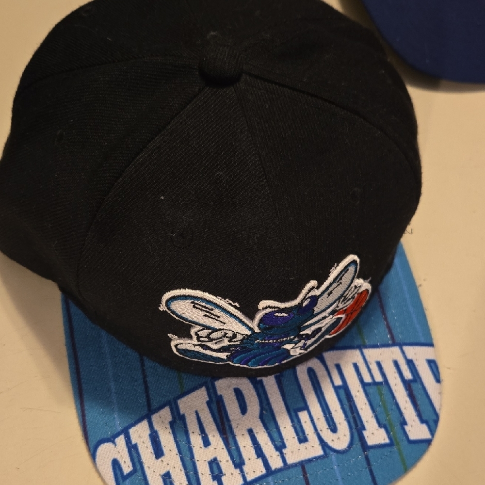 Mitchell & Ness Black and Blue Sports Cap